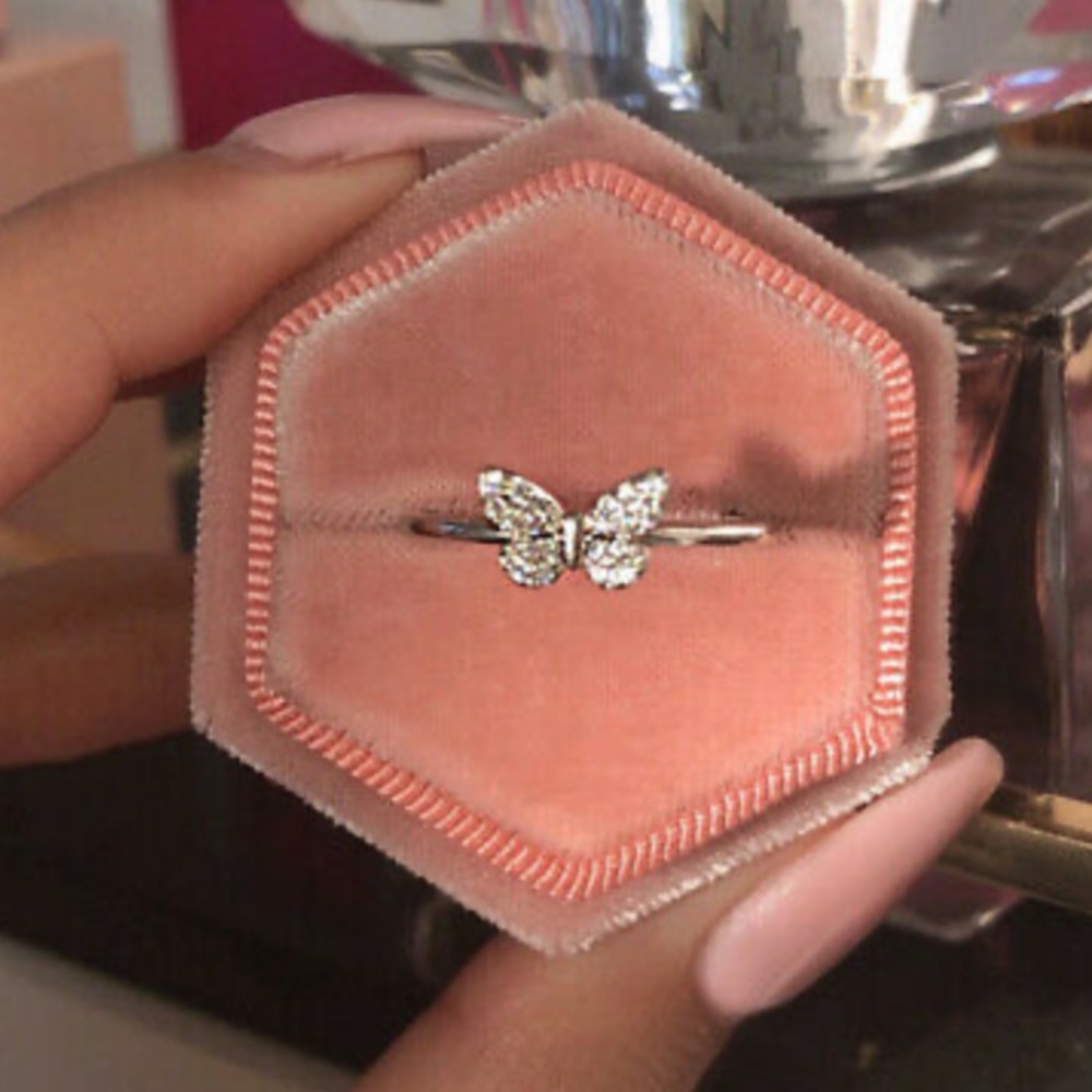 New 925 sterling silver butterfly 🦋 ring - Picture 3 of 7